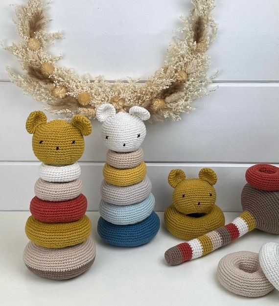 Jouets pour arche d'éveil Animaux en crochet