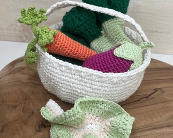 Légume dînette crochet  nourriturefait main cadeau bébé enfant