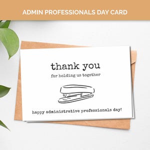Tageskarte für Büroangestellte, druckbare Dankeskarte für deine Kollegin, die Kollegin, die Kollegin, die Kollegin, die Kollegin
