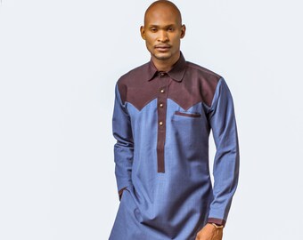 African Mens Vêtements Costume Africain Pour Homme Tenue Etsy