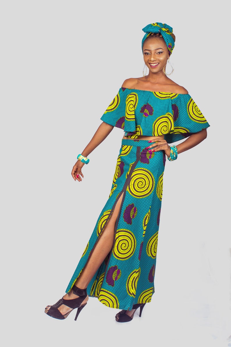 Image result for 2-piece ankara styles
