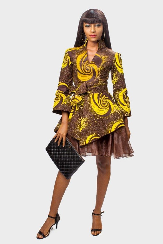 fit and flare ankara dresses