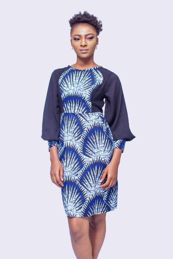 ankara dresses with chiffon