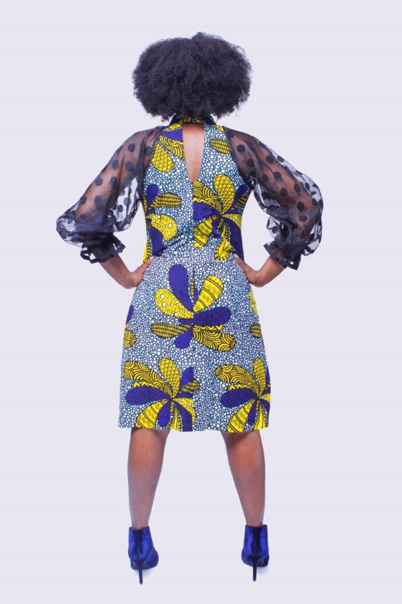 ankara styles with organza