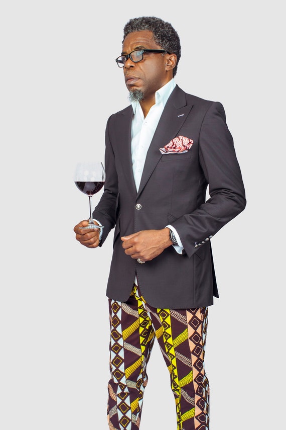 african print pants for men