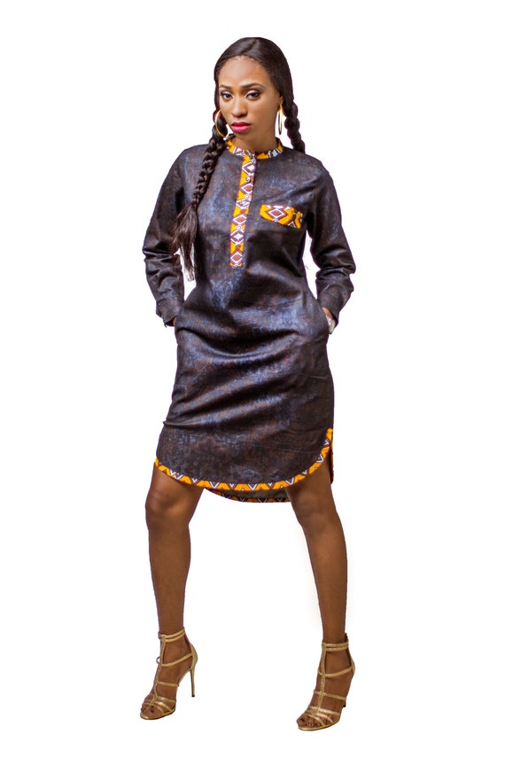 ankara shirt styles for ladies