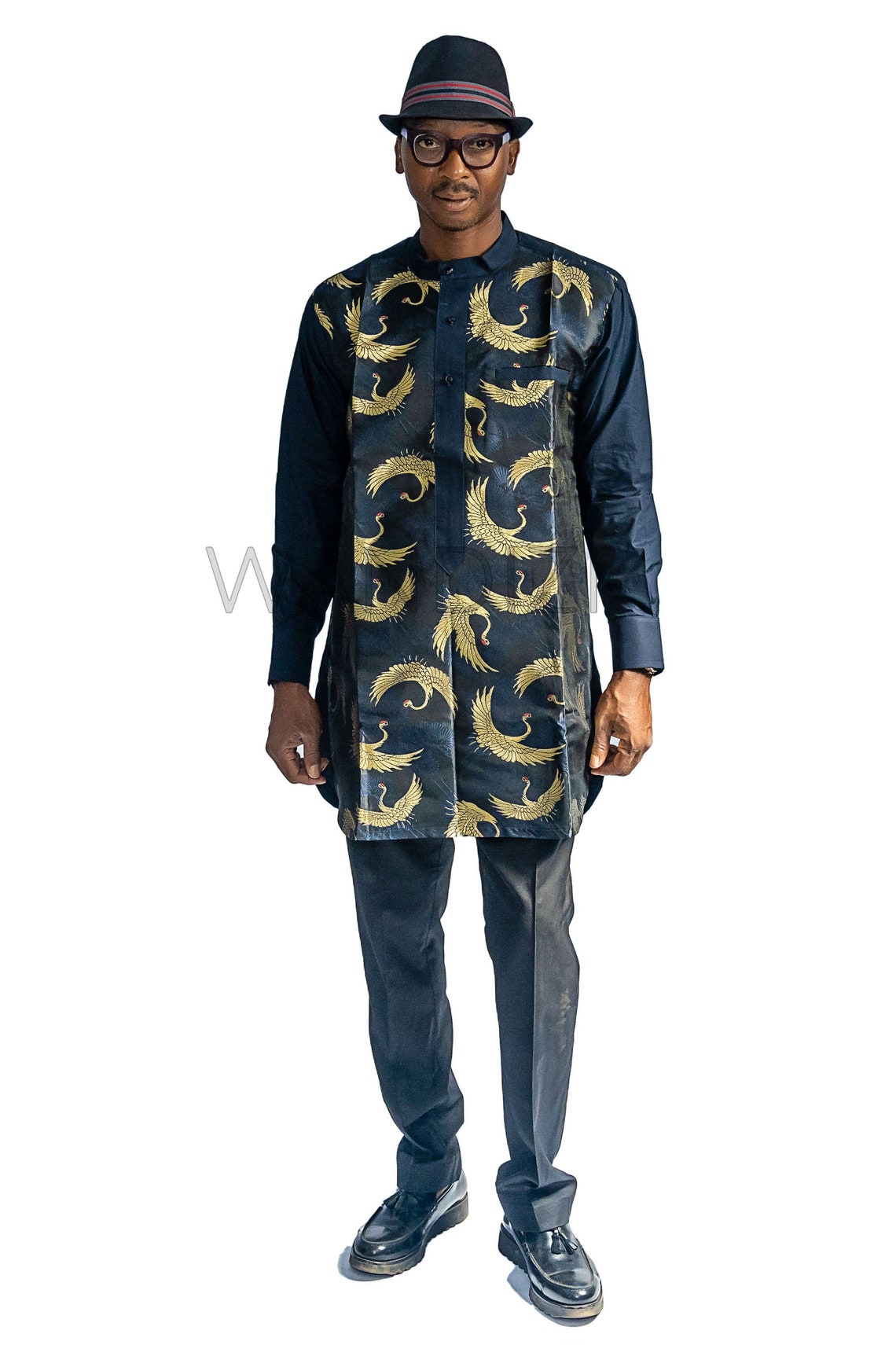 half collar mens shirts