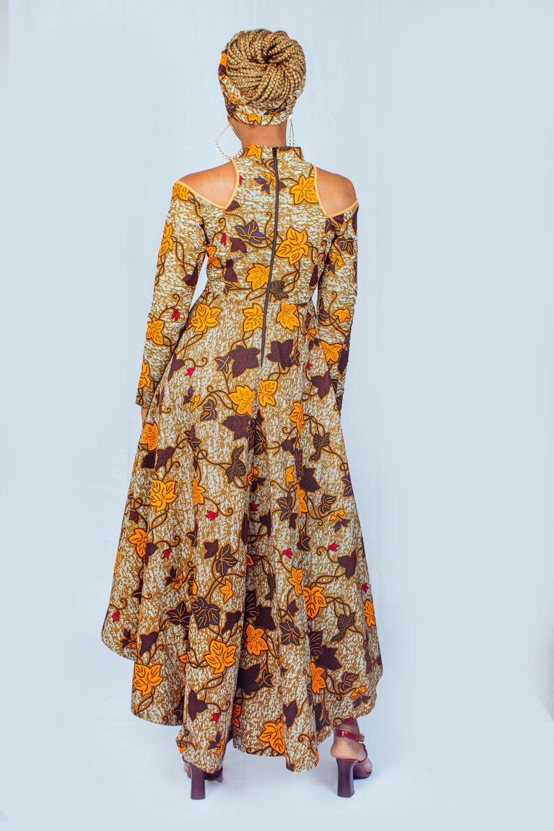 high low ankara gown