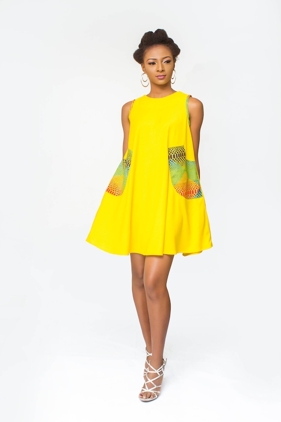 patched kitenge dresses