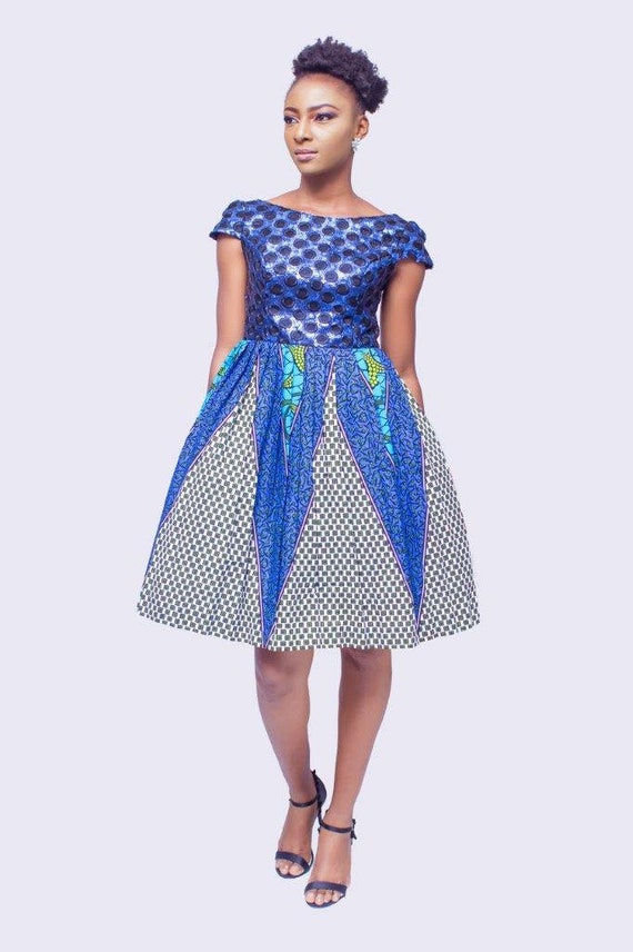 ankara dresses with sequins