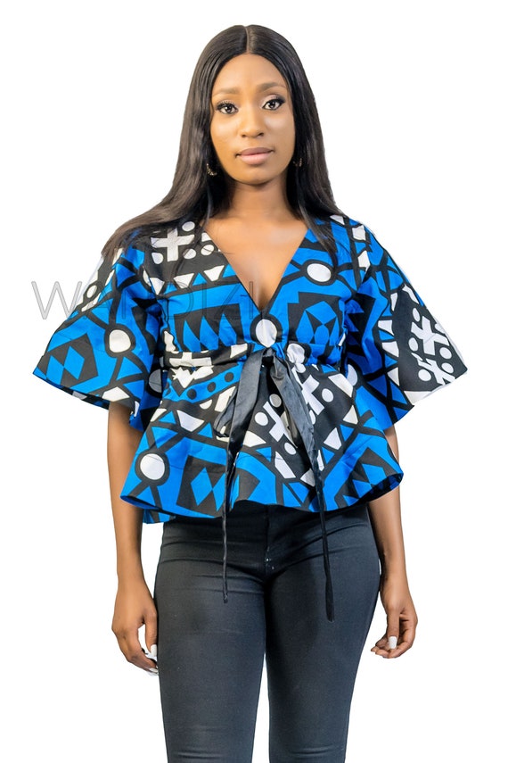 ankara peplum tops for plus size