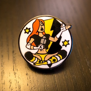 JR Punk Enamel Pin