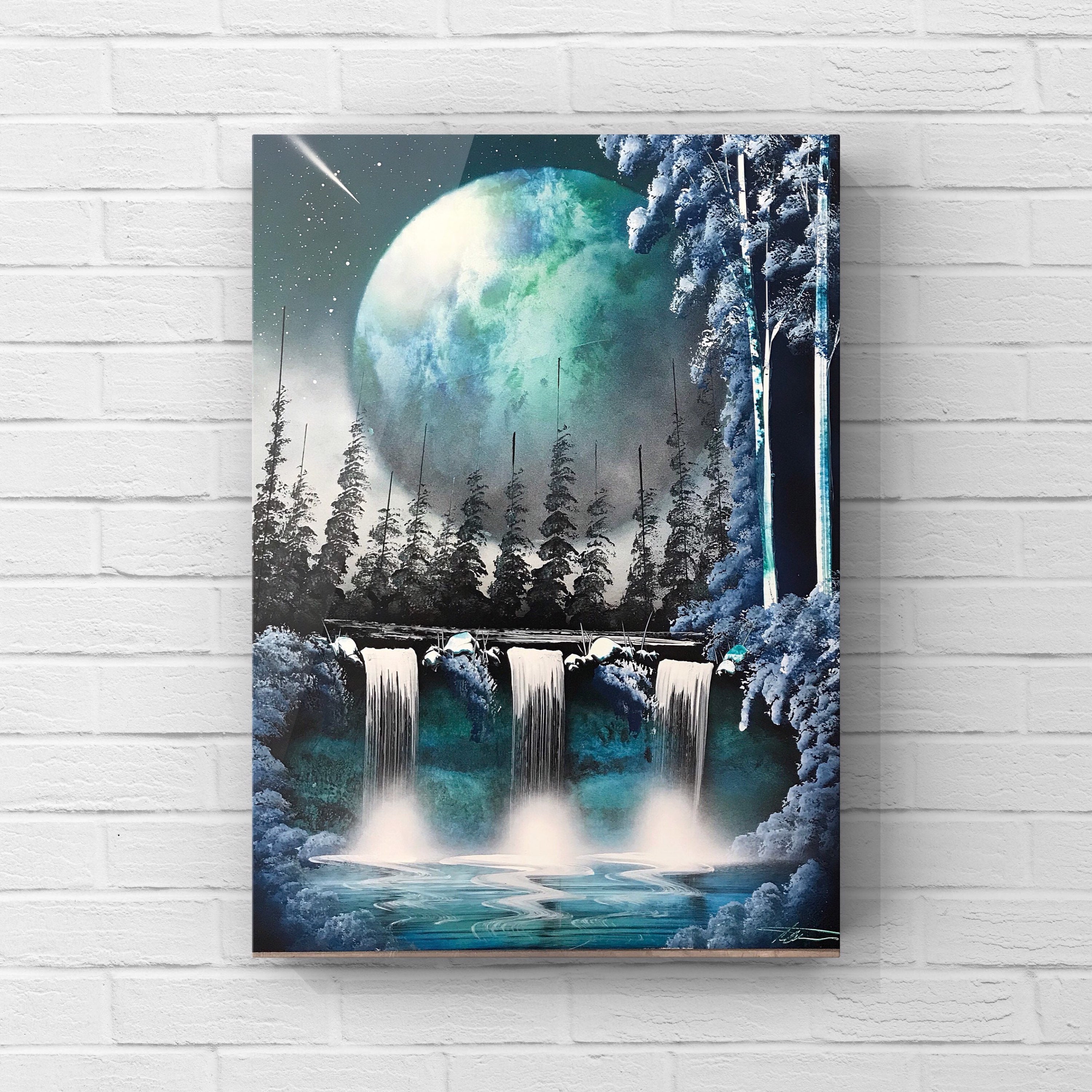 Acrylic Art & Collectibles Painting Spray paint art
