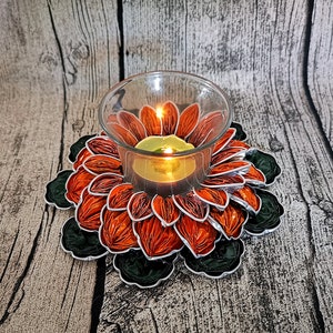 Upcycled Candle Holder Tealight Holder from Nespresso Capsules Alu Glass Concrete Kerzenglas