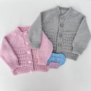 Baby Cardigans PDF Knitting Pattern Designs By Tracy D image 1
