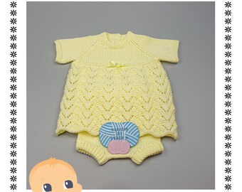 Baby Dress, & Pants PDF Knitting Pattern Designs By Tracy D