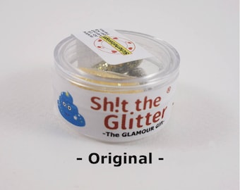 Shit the Glitter, the Glitterpills - The Glamour Collection ( 5er in Acryldose) depending on the occasion: Xmas,Valentinstag, and more.