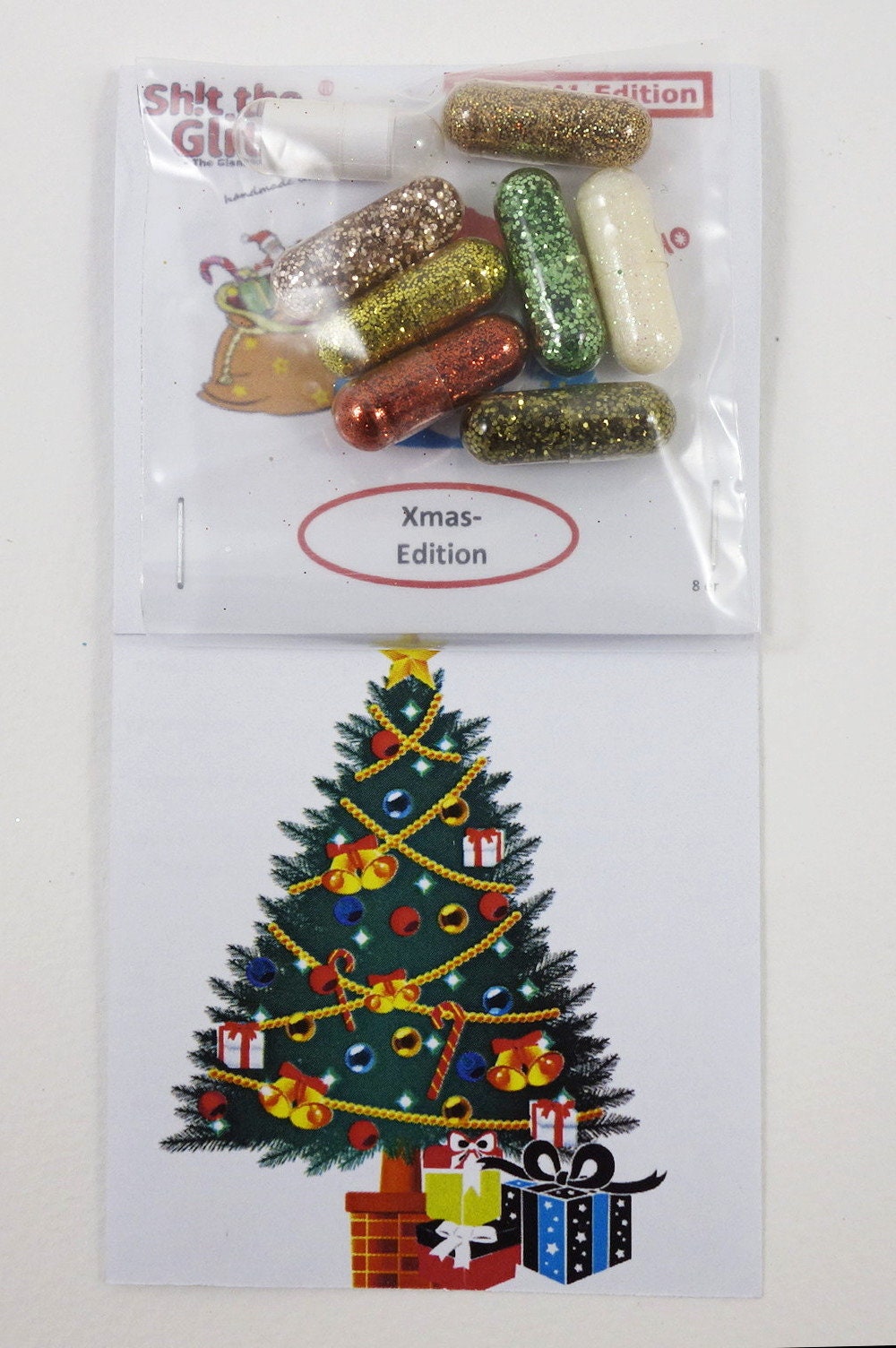 Shit The Glitter – Regalo Glamour Con 10 Pillole Ai Glitter Per Un Natale Esplosivo