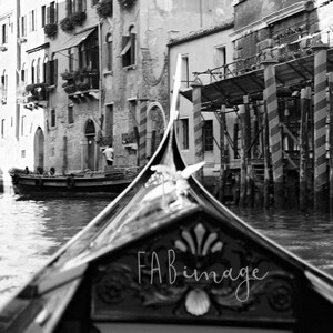 Photography of Italy, Venice, atmosphere in the canals of Venice, gondolas, home decor, fine art, Photo or canvas.