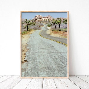 Photographie de Joshua Tree, Californie, Désert de Mojave, Wall art, Home Deco, Fine Art, Photo ou toile.