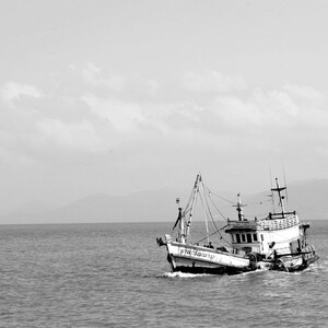 Photography of Thailand, Koh Samui, Fishing boat, Home deco, fine art, Photo or canvas.