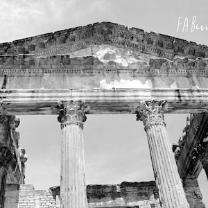 Photography of Tunisia, Tunis, Carthage, ruins of Dougga, atmosphere, home decor, fine art, Photo or canvas.
