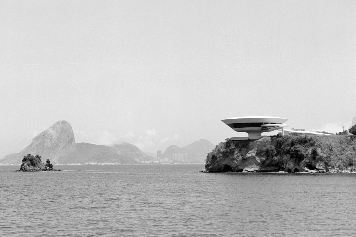 Photography of Brazil, Rio de Janeiro, Rio Bay, Museum of Contemporary Art of Niterói, Home deco, fine art, Photo or canvas.