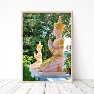 Photography from Thailand, Koh Samui, Wat Khunaram, Home deco, fine art, Photo or canvas.