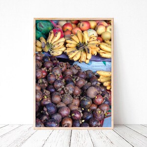 Photography of Thailand, Koh Samui, Atmosphere, Sale of fruits, Home deco, fine art, Photo or canvas.