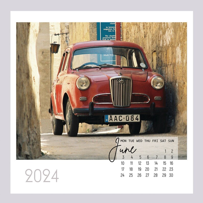2024 Calendar Photographs of Malta Valletta 8X8 Inch Etsy Australia