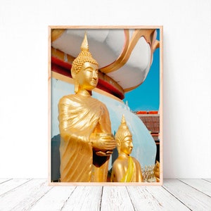 Photographie de Thailande, Koh Samui, Big Buddha Temple, Wat Phra Yai, Bouddha,  Home deco, fine art, Photo ou toile.