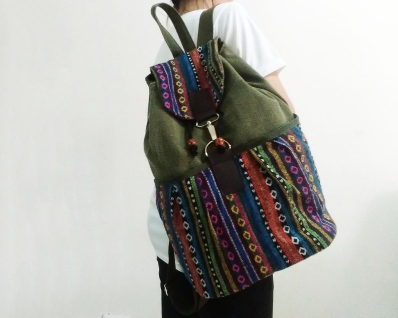 Hippie Backpack Hippie Rucksackbohemiantravel Etsy