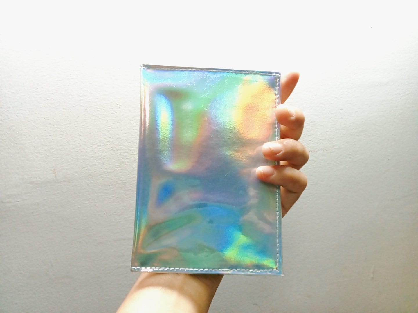 Holographic Passport Cover, vinyl Passport Holder, Holographic Passport Case, metallic