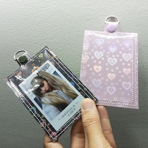 Hologram hart ID-badge, sleutelkaart, ID-badgehouder, Gitter-badge, holografisch