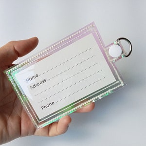 Hologram ID-badge, keycard, ID-badgehouder, Gitter-badge, holografisch