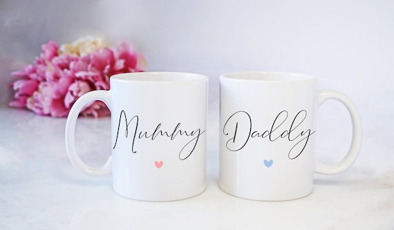 mum and dad mug set