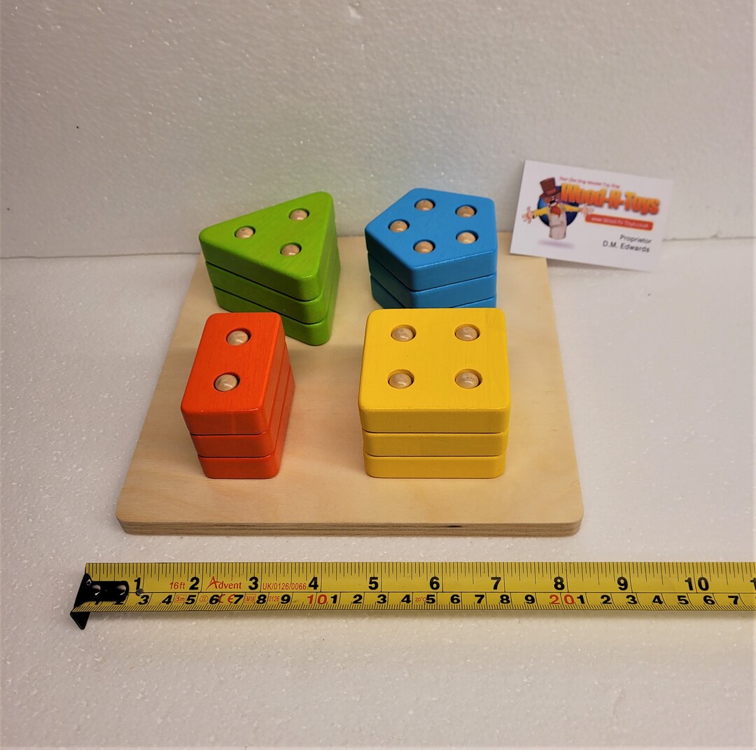 Large Geometric Sorting Board - Etsy UK