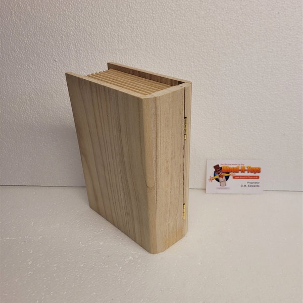 Book shaped trinket box