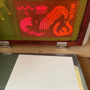 Screenprint/Siebdruck WOW Bild 5