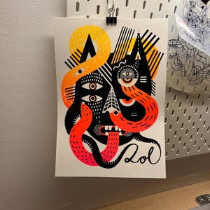 Screenprint/Silkscreen &quot;LOL&quot;