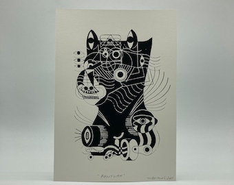 Screenprint/Siebdruck „PANTUAH"