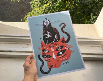 Offset printing "Halloween"