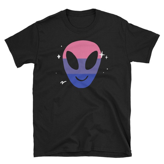 Bisexual Alien Lgbtq Bi Pride Flag Weird Vaporwave T-Shirt Bisexual Alien Lgbtq Bi Pride Flag Weird Vaporwave T-Shirt