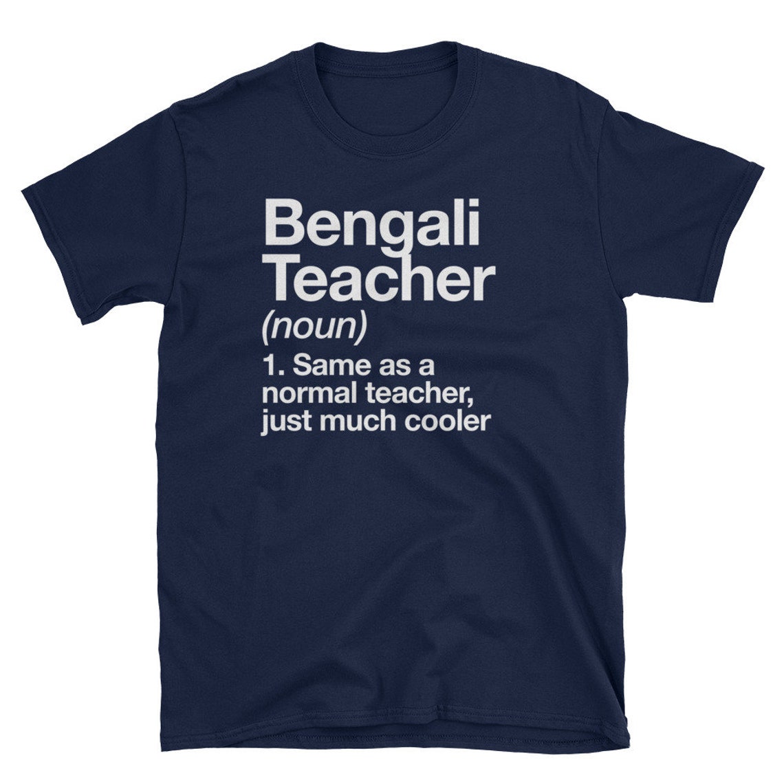 Bengali professeur définition Tshirt drôle école cadeau