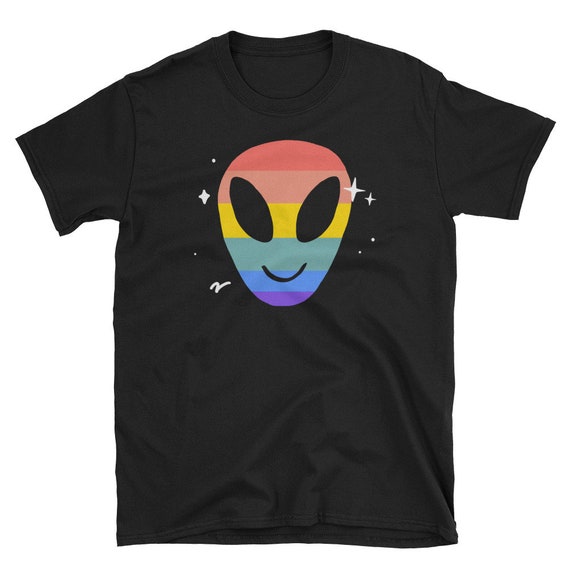 Bisexual Alien Lgbtq Bi Pride Flag Weird Vaporwave T-Shirt Bisexual Alien Lgbtq Bi Pride Flag Weird Vaporwave T-Shirt