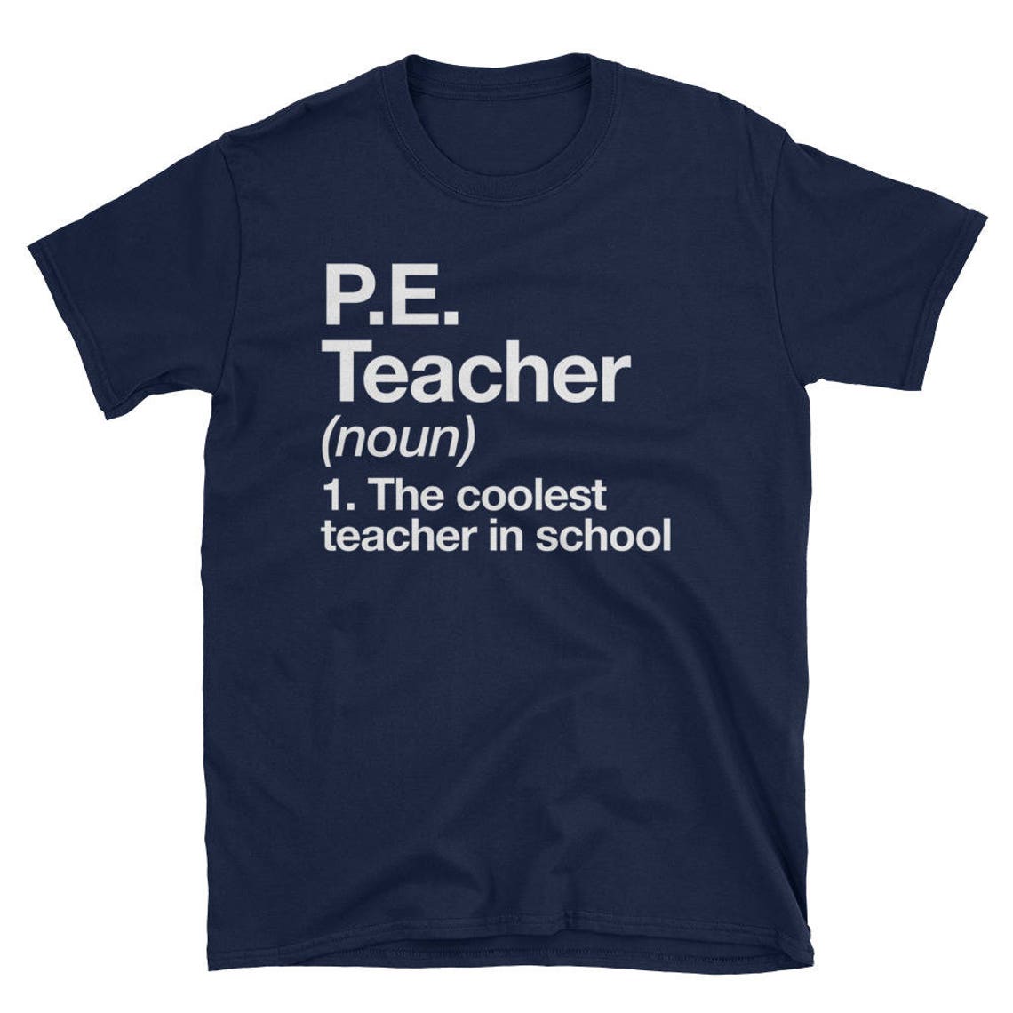 Physical Education Teacher Definition T shirt P E Gift Tee Etsy