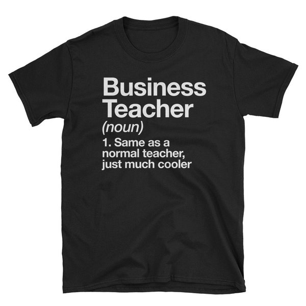 Leraar definitie T-shirt grappig bedrijfsschool Gift Tee