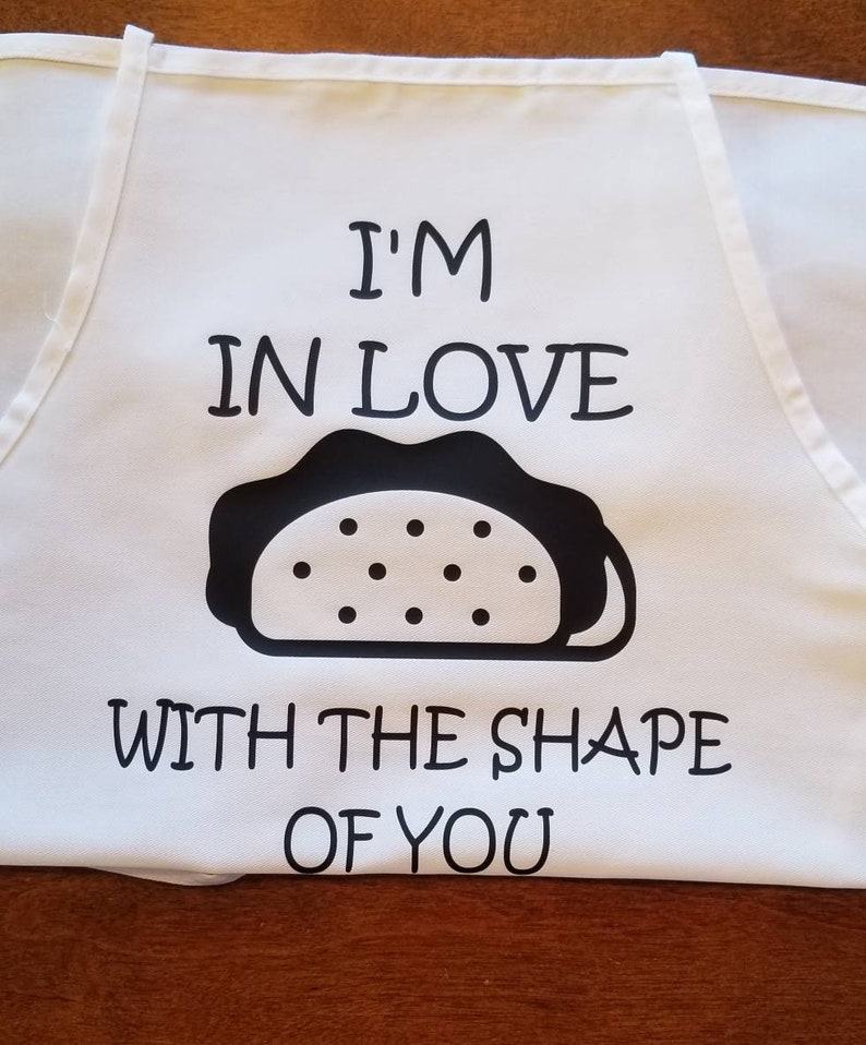 perfect gift for the taco obsessed Taco Tuesday Apron and potholderhot pad Taco set In love with shape of you Taco lovers
