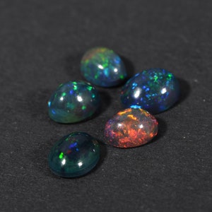 AAA+++ Top Quality Black Opal Cabochon Ethiopian Opal - Stone Selection Service - Pick Your Own Unique Stone, Available For Each Listing