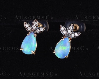Perlita Opal Ohrstecker | Gold – VANA